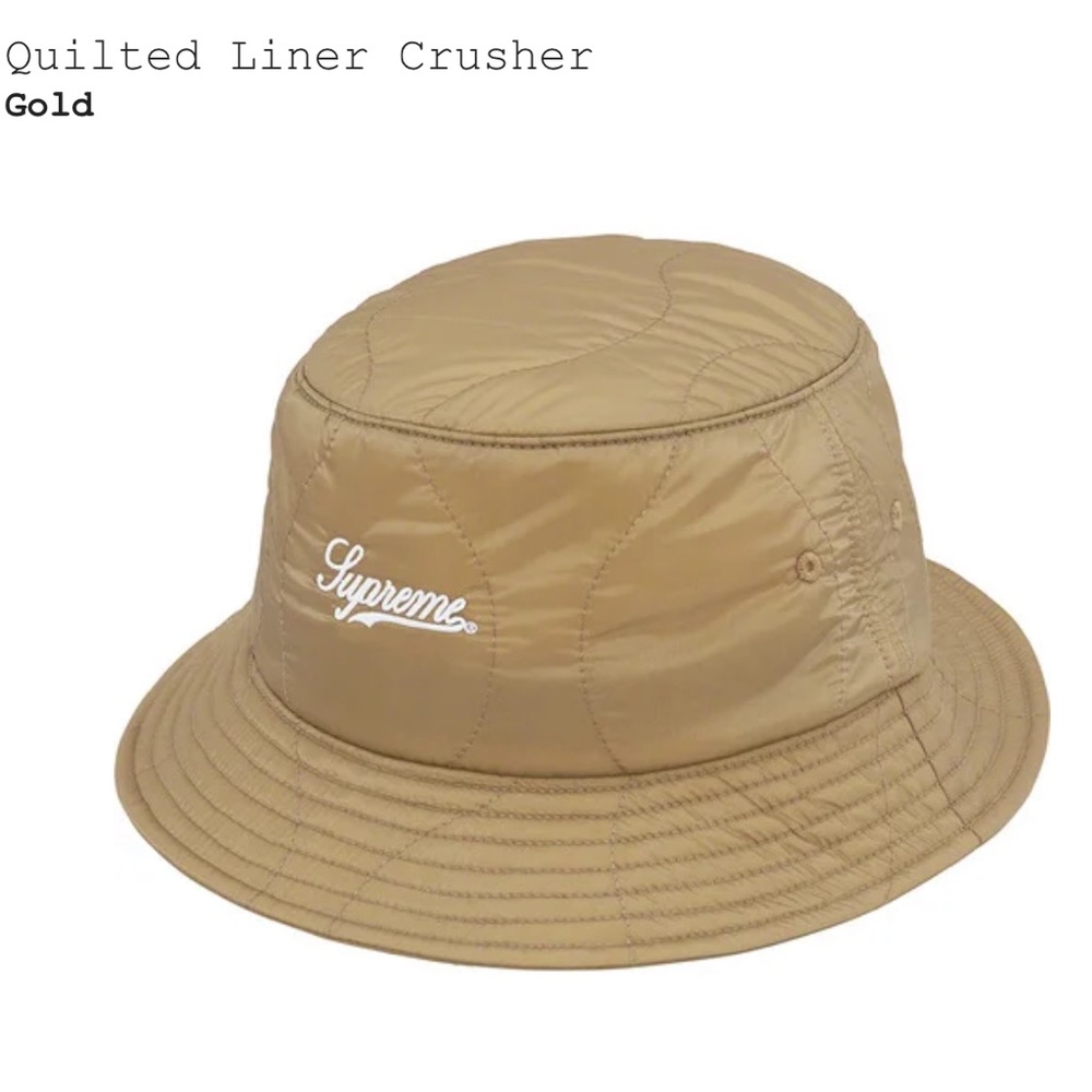 NWT Supreme Quilted Liner Crusher Bucket Hat